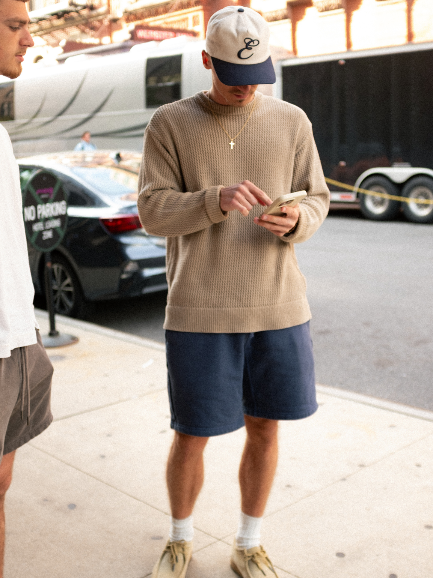 AGED BLUE HANGOUT SHORTS
