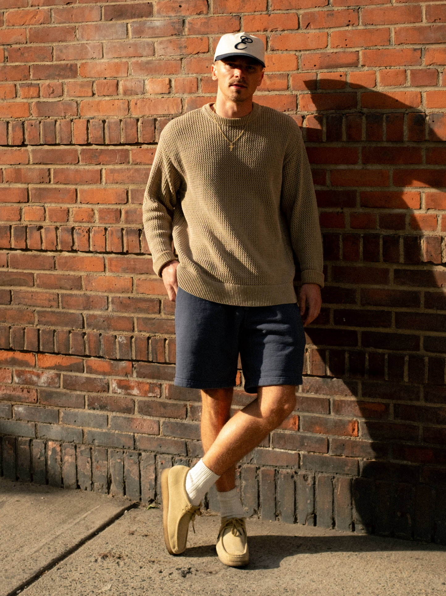 AGED BLUE HANGOUT SHORTS