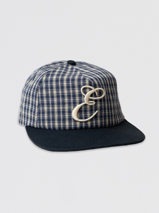 PLAID CANVAS SCRIPT CAP