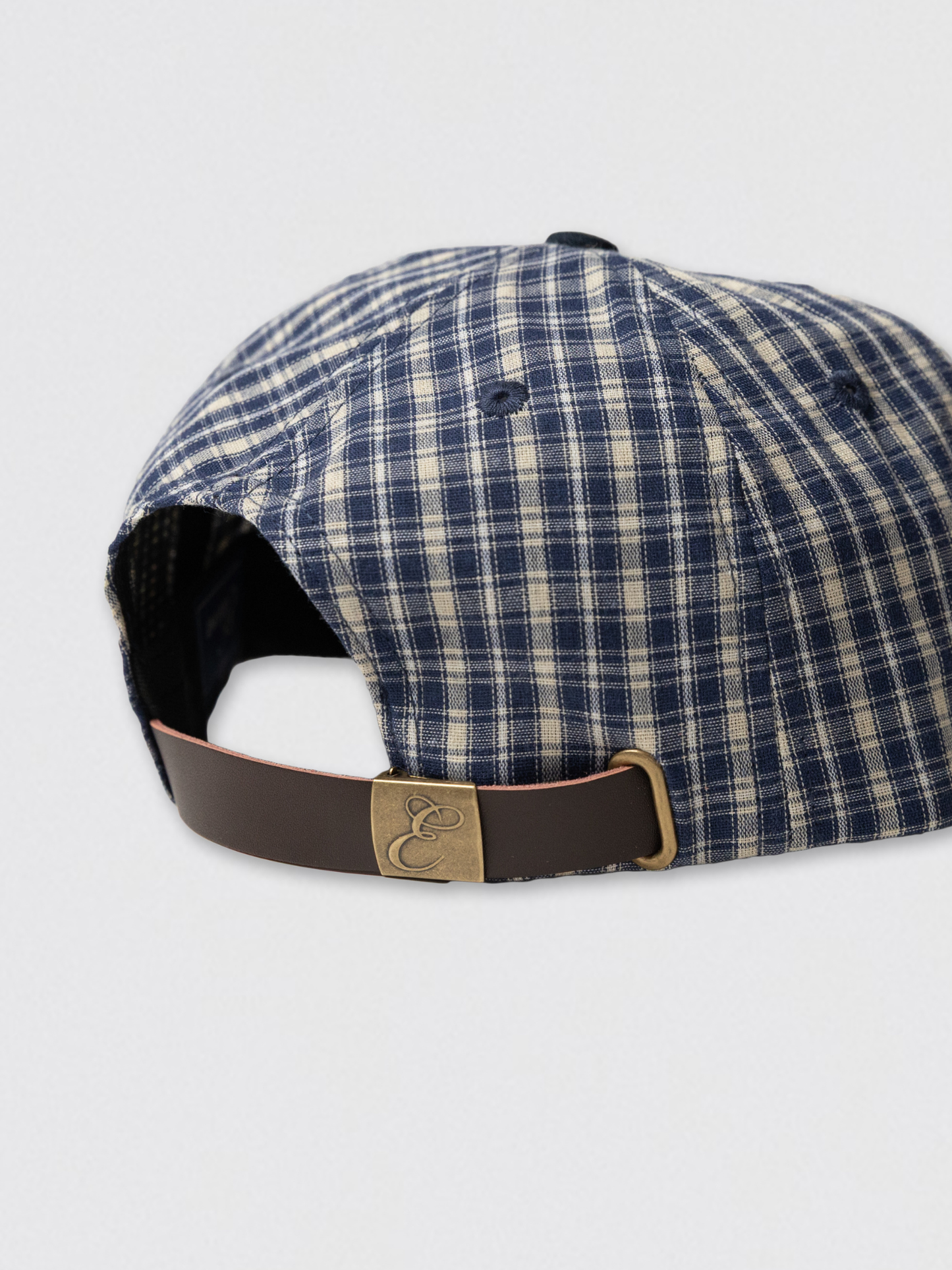 PLAID CANVAS SCRIPT CAP
